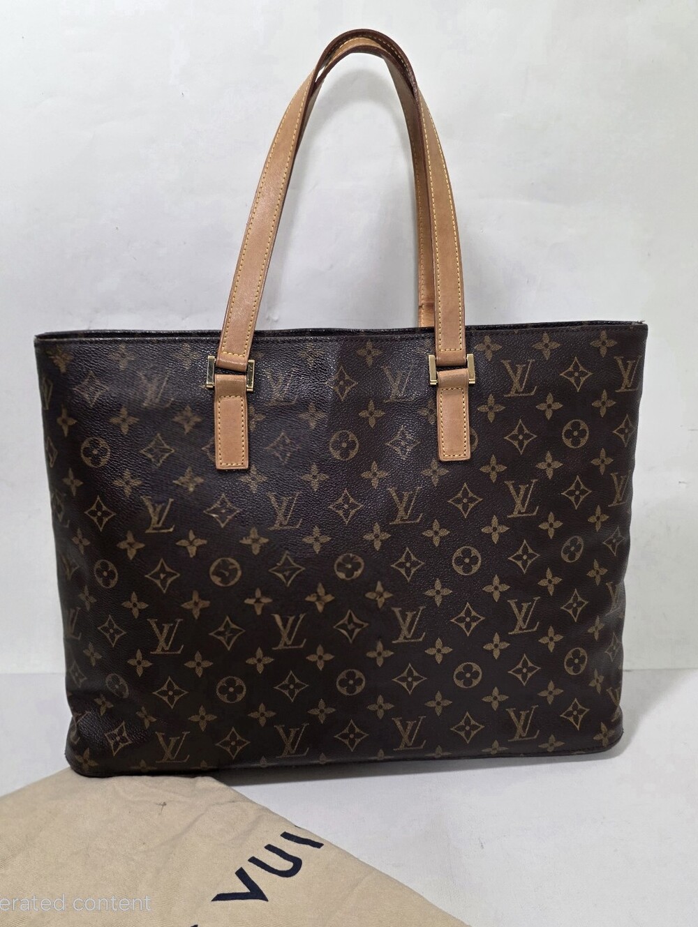 Louis Vuitton Luco Brown Monogram Canvas Tote